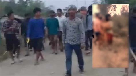 manipur women paraded naked video|Video of 2 Manipur women paraded naked, molested by mob。